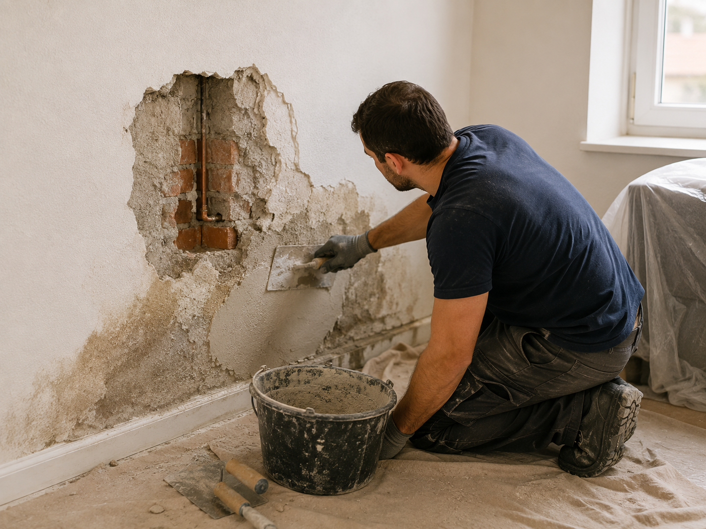 Reparaciones después de una avería en Madrid